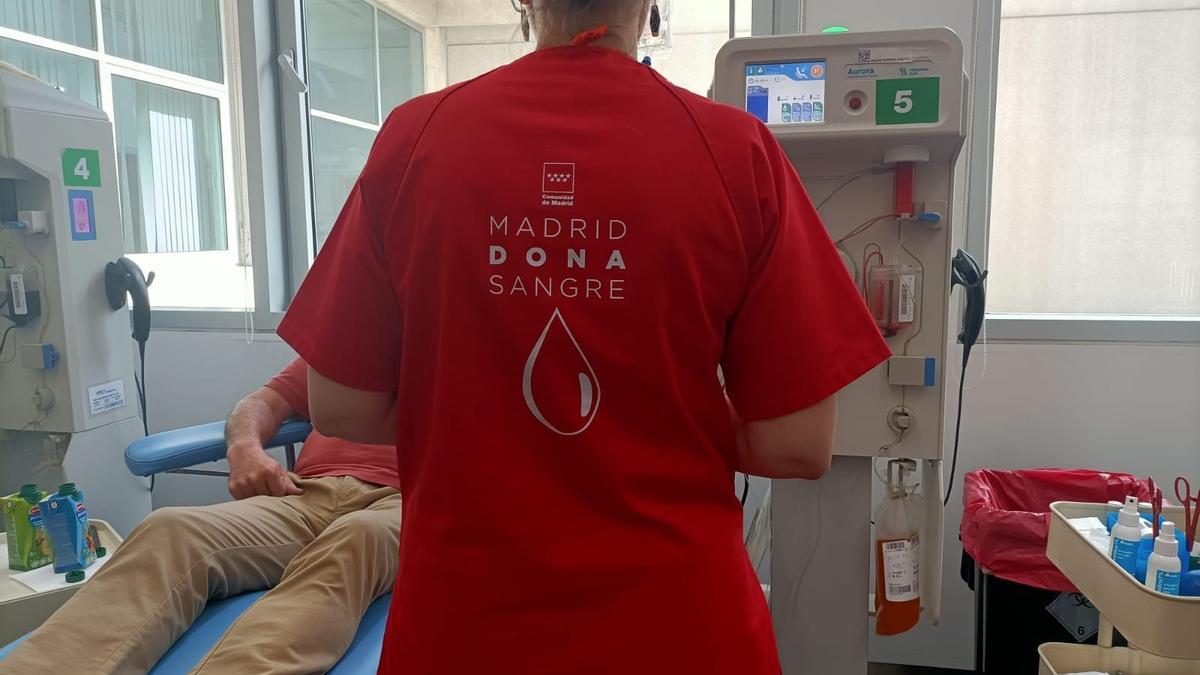 Archivo - Donación de Sangre en la Comunidad de Madrid