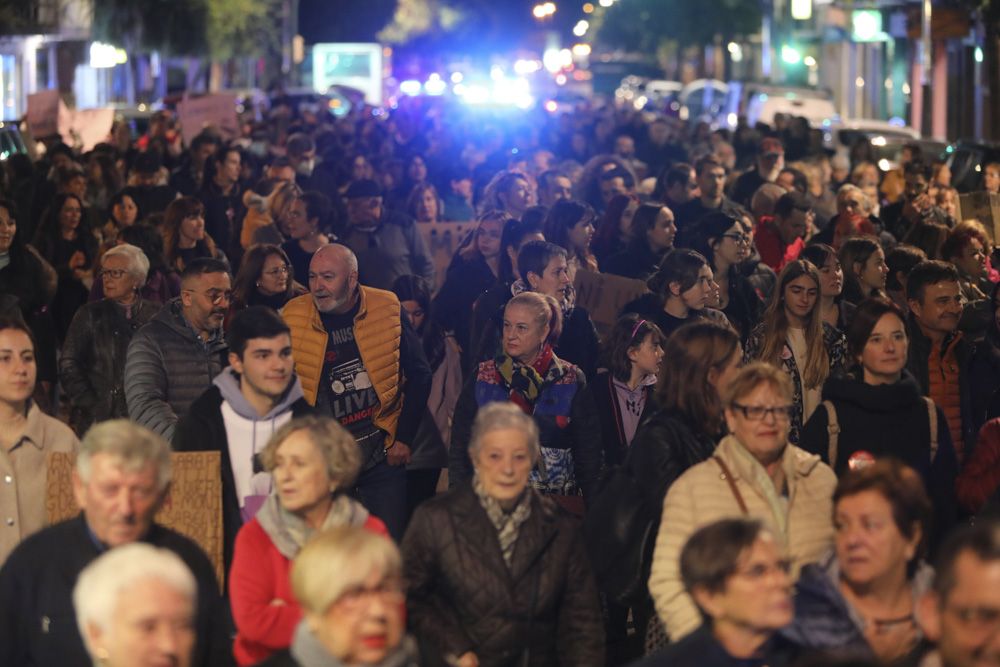 Sagunt grita contra la violencia machista el 25N