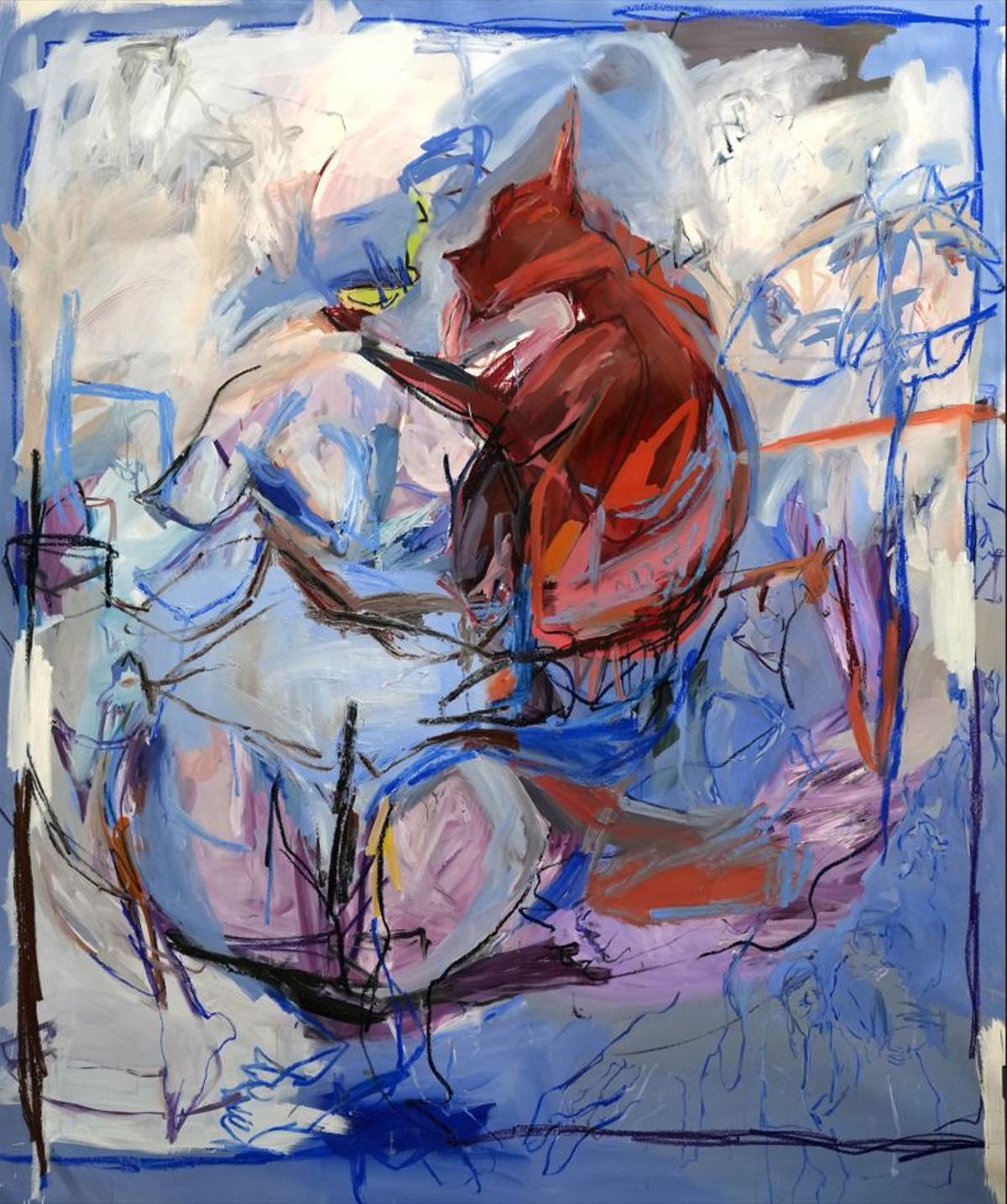 "The queen of chaos and salty water", obra de Rosana Antolí