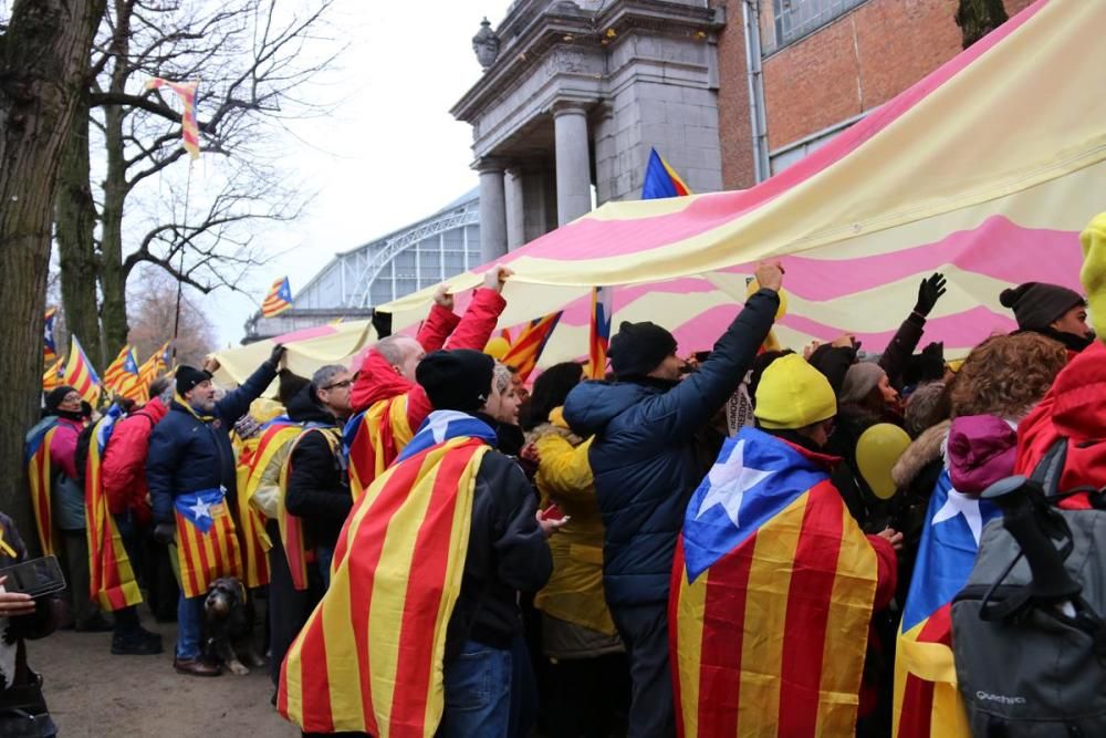 Manifestació independentista a Brussel·les