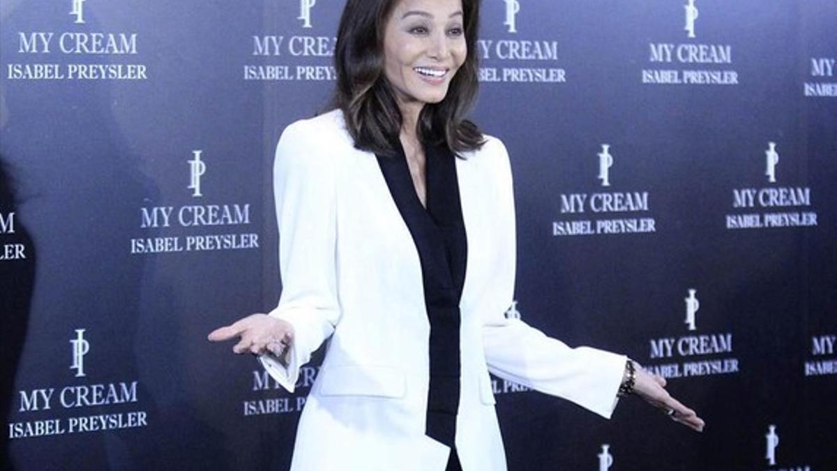 Isabel Preysler presenta My Cream, su nueva firma de cosmética antiedad