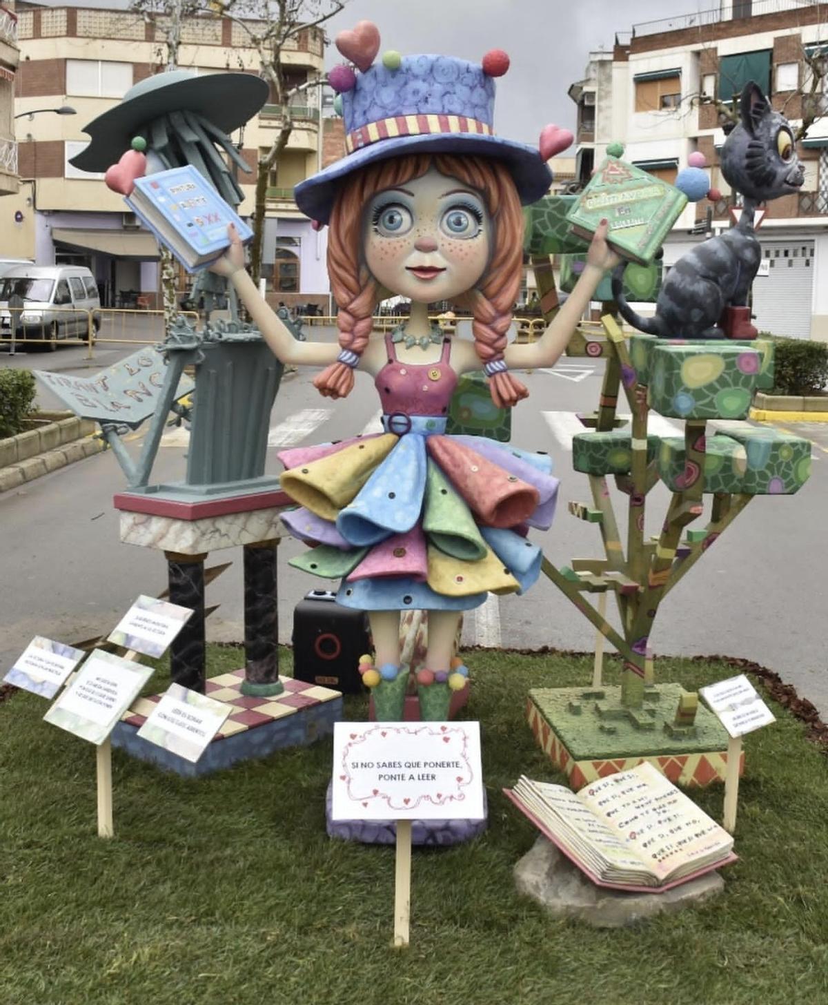 Monumento infantil de la Falla No Ni Poc de Bolbaite.