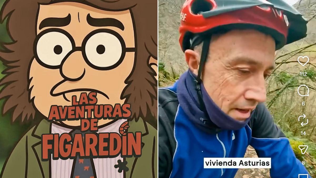 Figaredín, izquierda; Ovidín, aspirante a influencer, derecha.