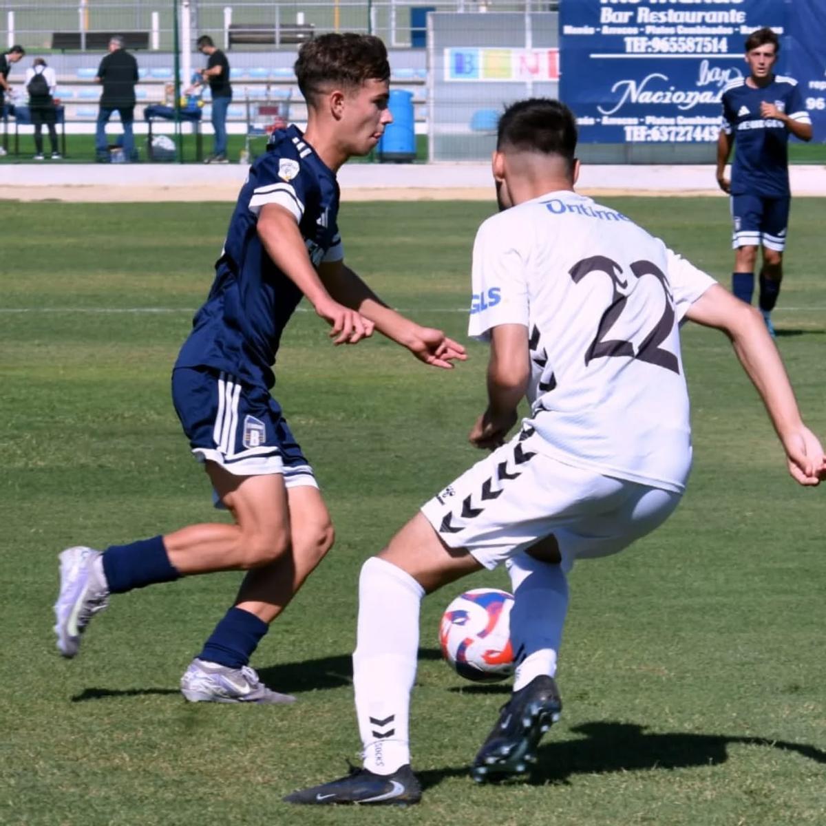 El CD Olímpic en un partido esta temporada.