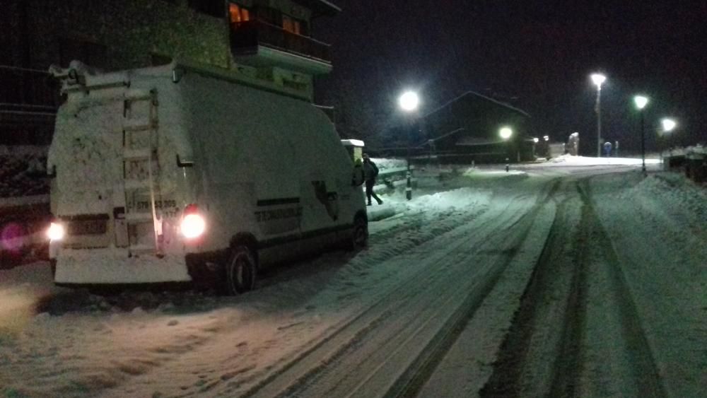 Neu a Bellver de Cerdanya.