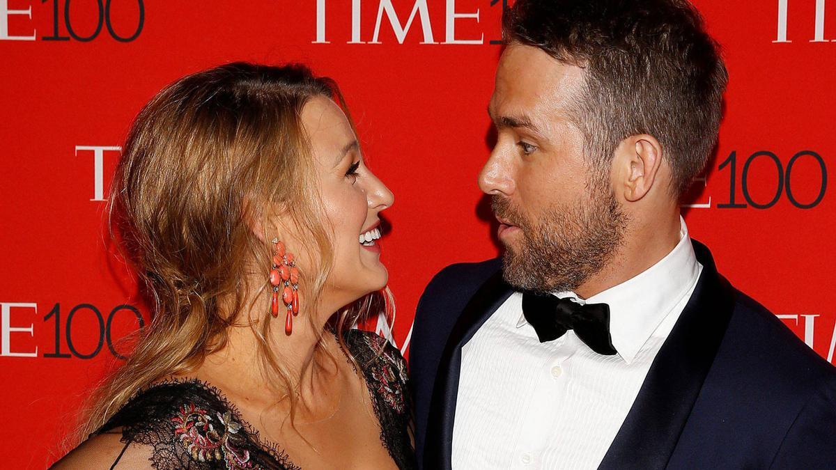 Blake Lively y Ryan Reynolds en la fiesta de la revista 'Time'