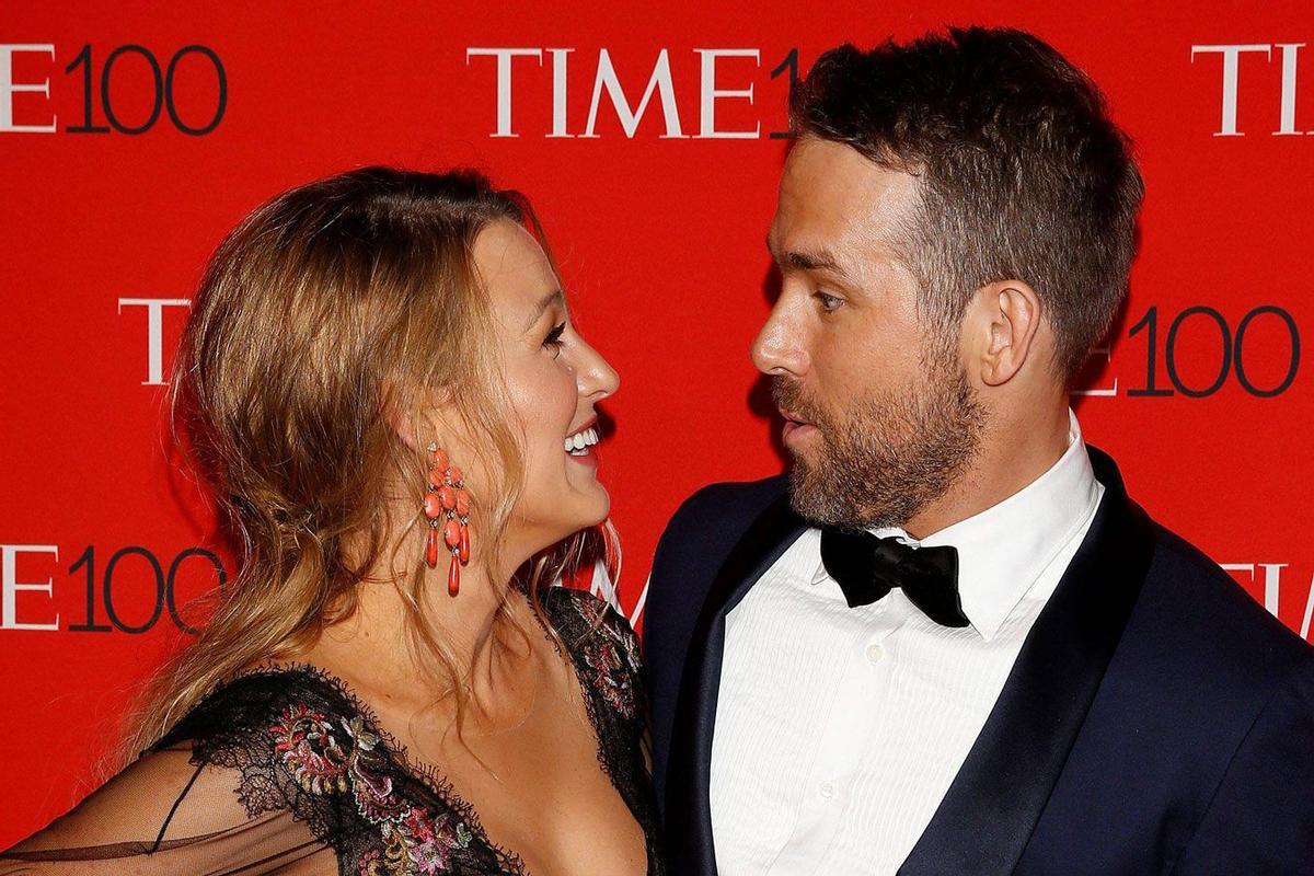 Blake Lively y Ryan Reynolds en la fiesta de la revista 'Time'