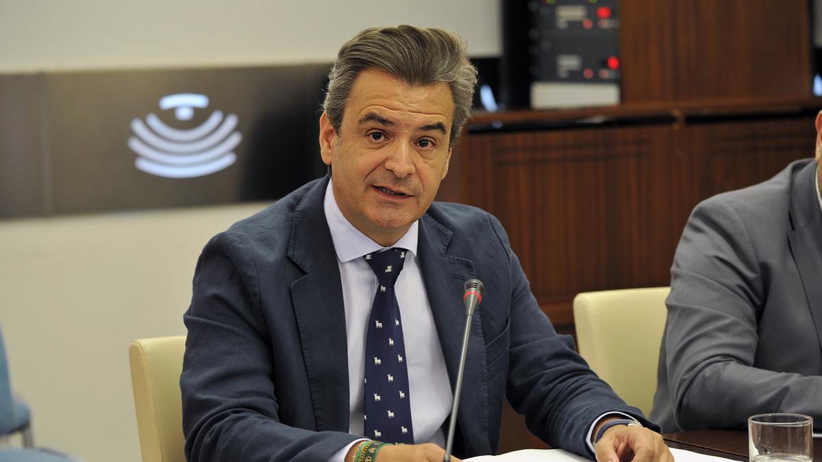 El secretario general de Agricultura, José María Guerrero, este lunes.