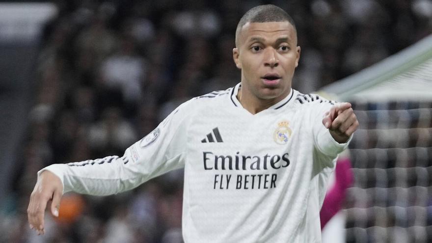 Kylian Mbappé, delantero del Real Madrid.