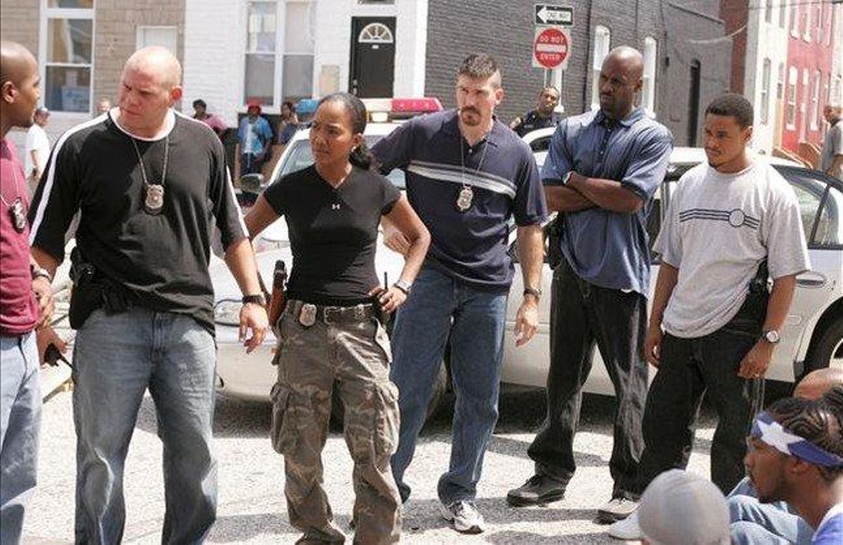 Una escena de la sèrie ’The wire’, creada per David Simon. Una escena de la sèrie ’The wire’, creada per David Simon.