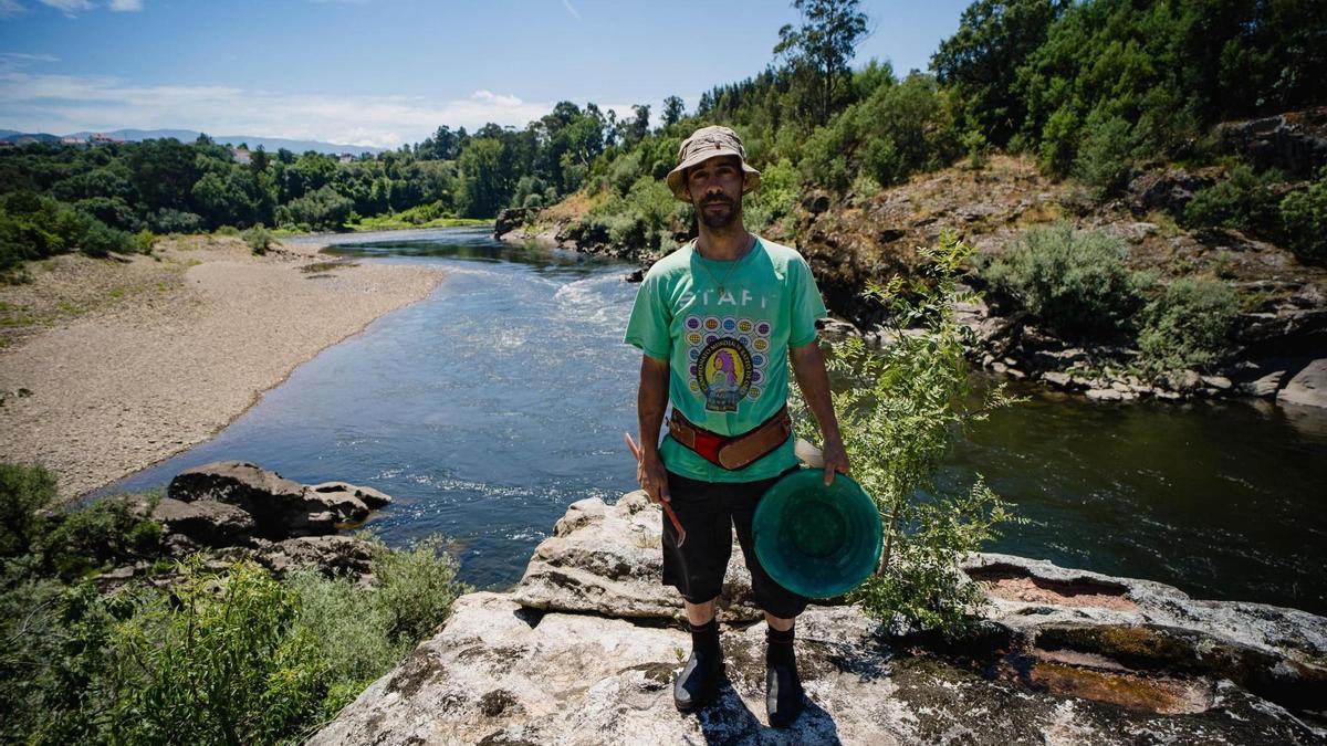 El Miño revive la fiebre del oro