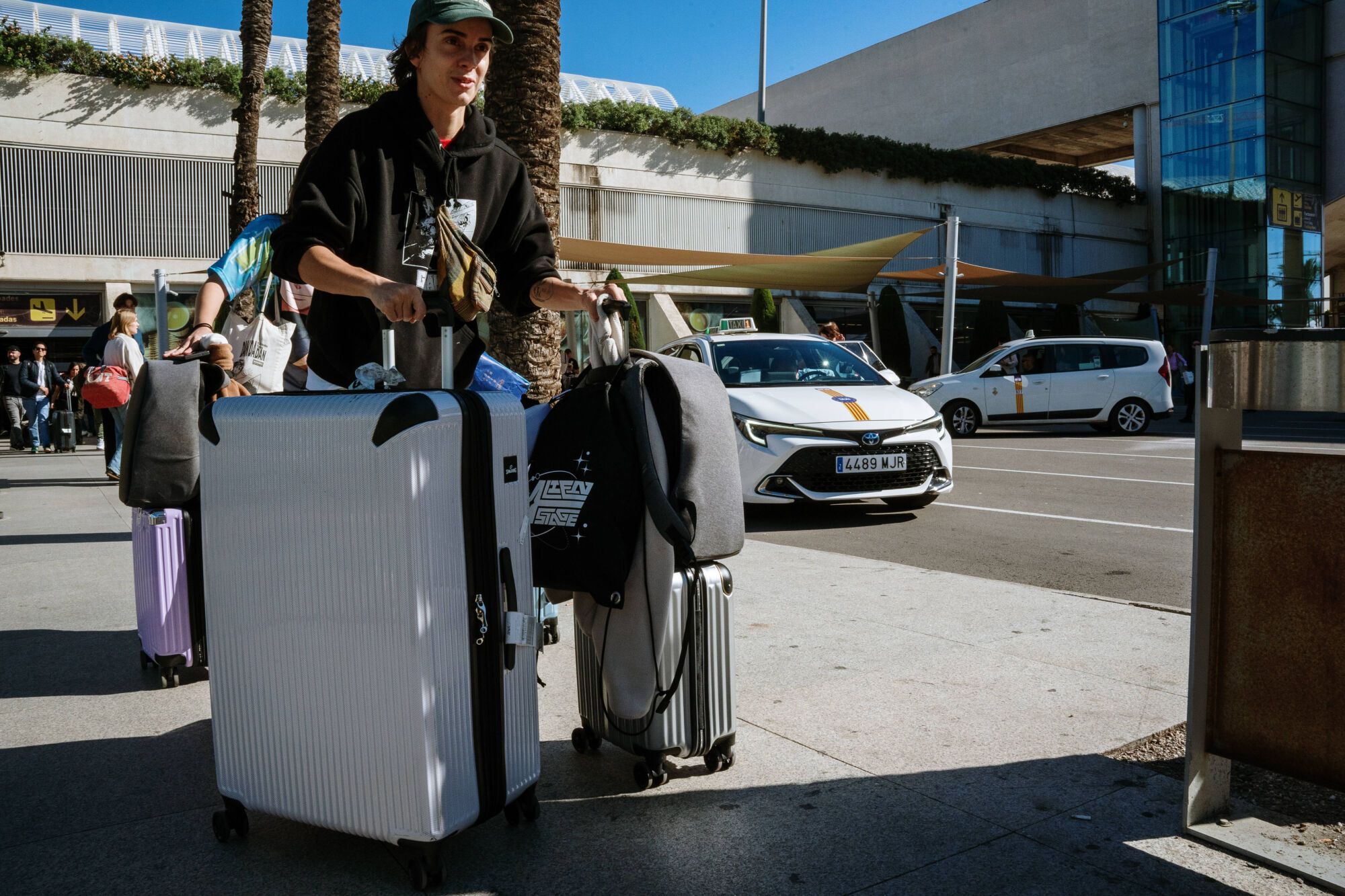 Taxis aeropuerto de Palma Son Sant Joan - Nueva parada de taxis - Obras aeropuerto