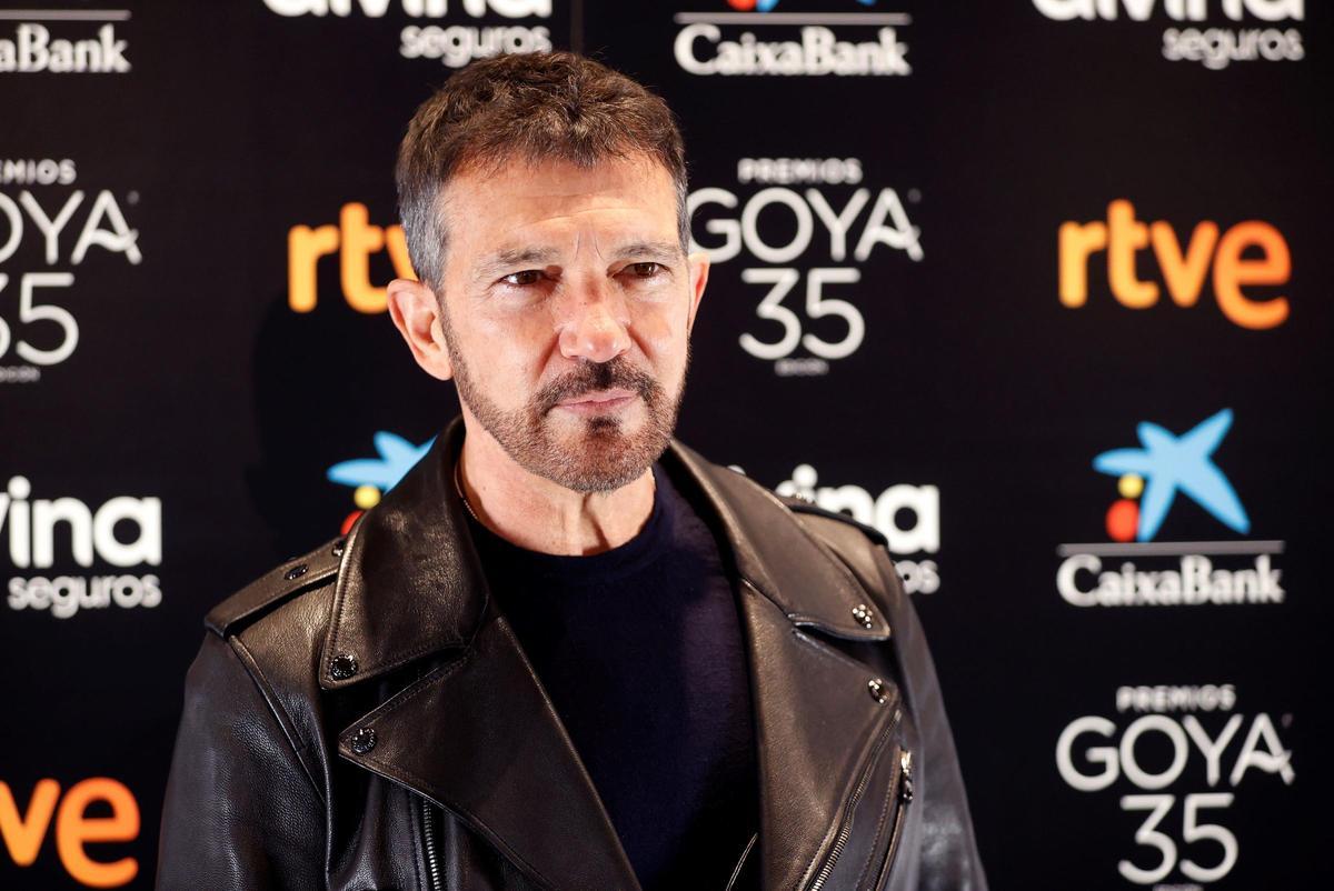 Antonio Banderas, durante la rueda de prensa.