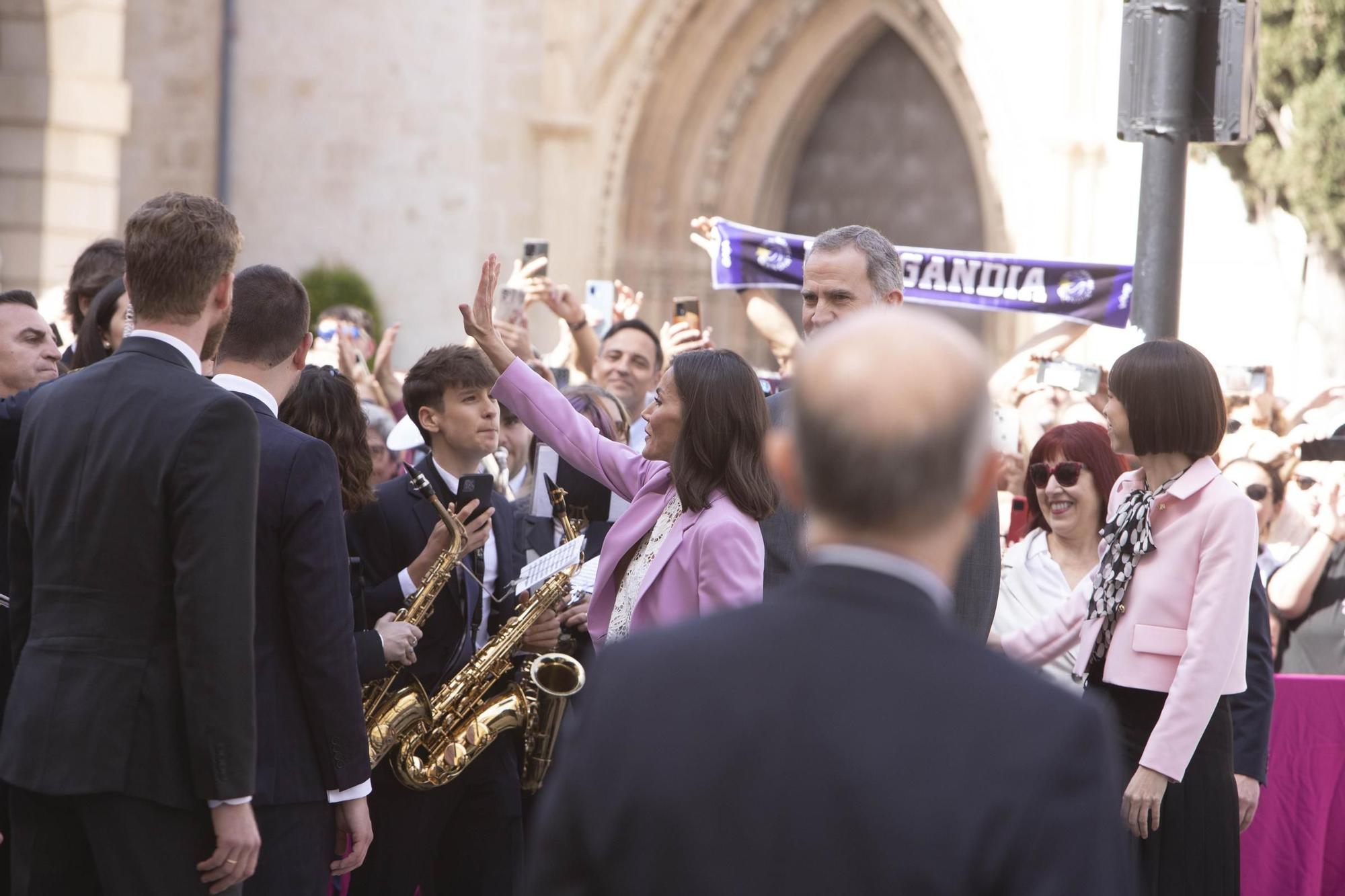 Así a sido la vista de los Reyes de España a Gandia