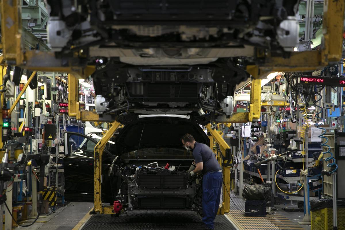 Fabricación de vehículos en Ford Almussafes.