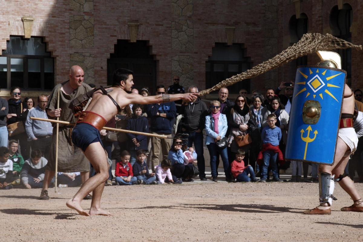 Los gladiadores romanos llegan al Rectorado de la mano de las Kalendas