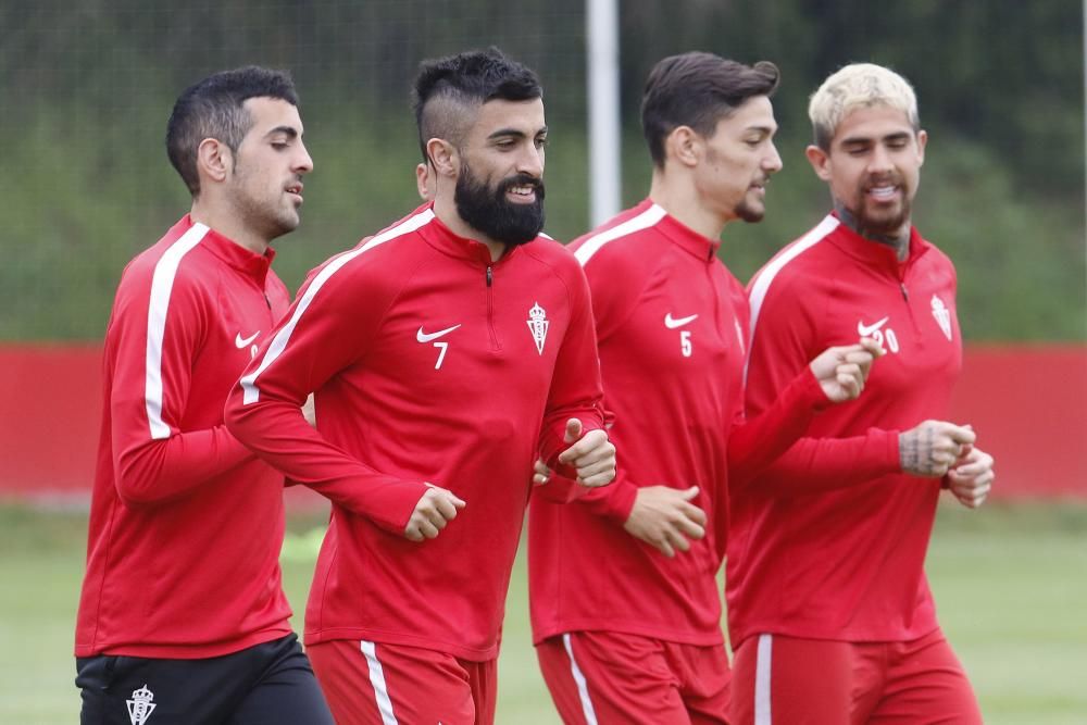 Entrenamiento del Sporting