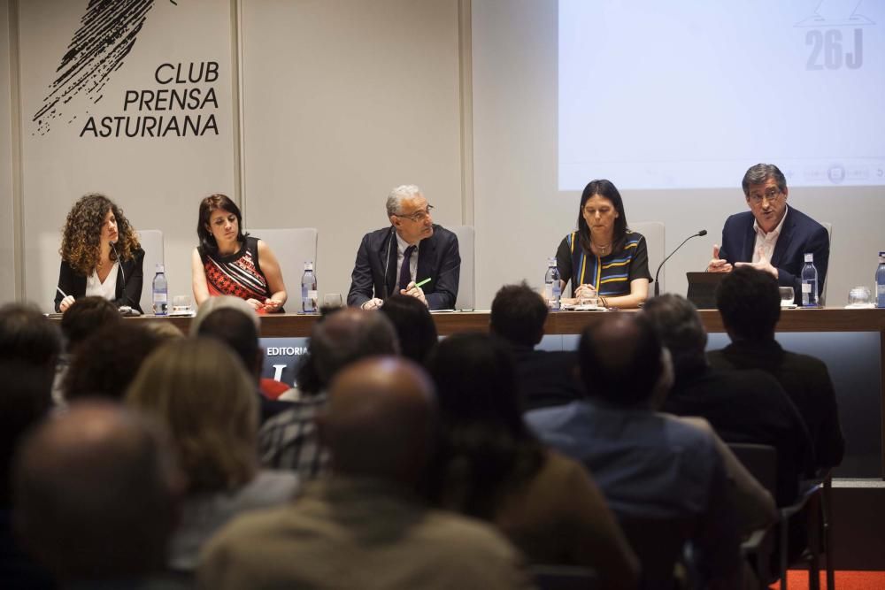 Debate electoral con Susana López Ares, Adiana Lastra, Sofía Castañón e Ignacio Prendes