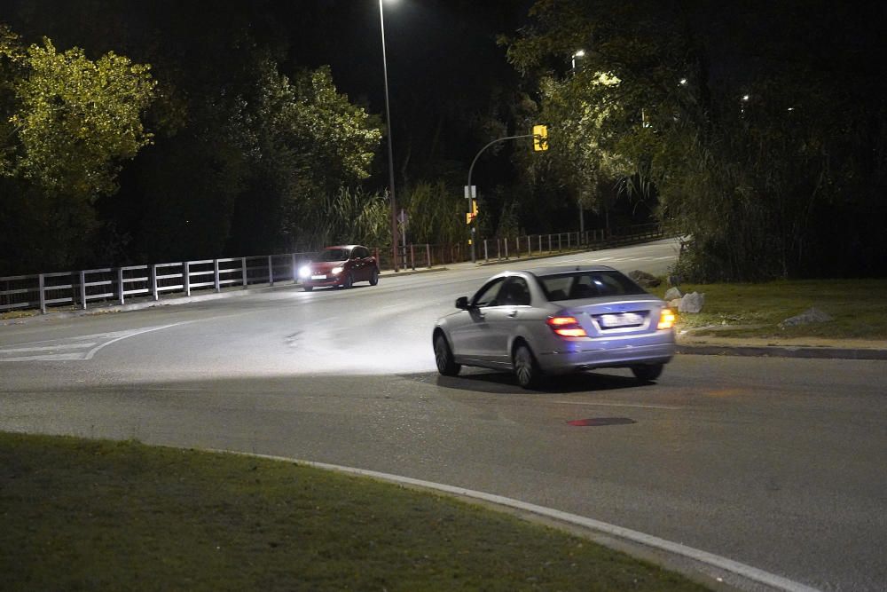 Control dels Mossos d''Esquadra i la Policia Local de Sarrià de Ter pel toc de queda