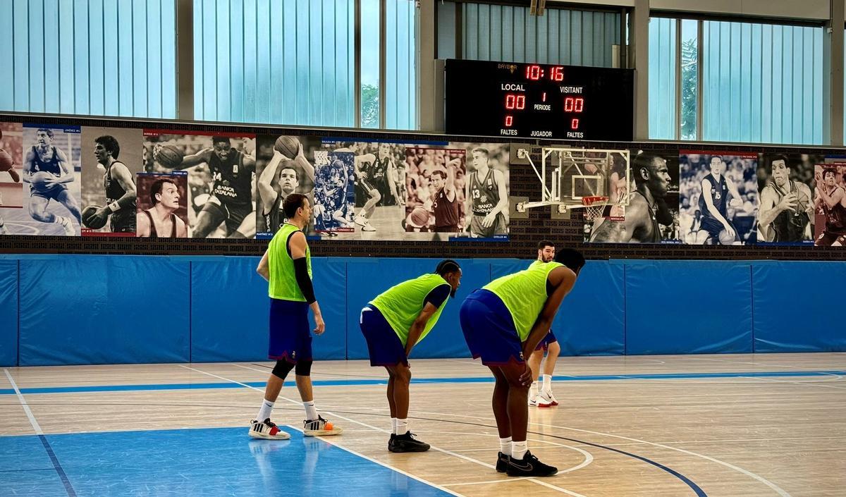 Vesely participó en parte del entrenamiento del equipo