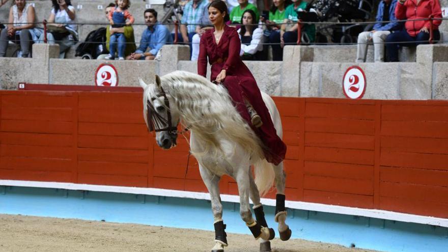 Espectáculo ecuestre y solidario en la plaza de toros