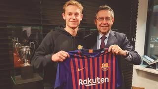 El Barça anuncia el fichaje de De Jong