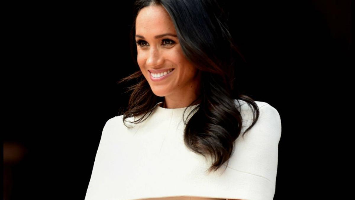 Meghan Markle con vestido de Givenchy