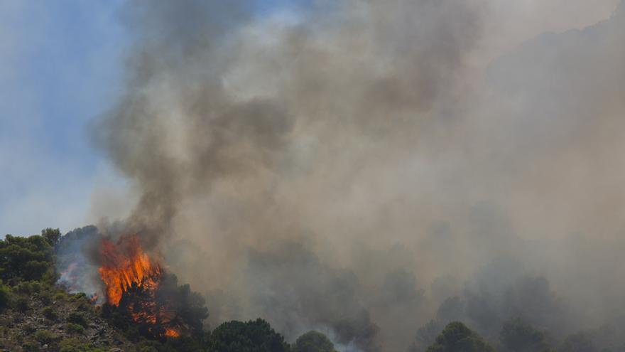 Incendio de Mijas: unas 650 viviendas siguen desalojadas