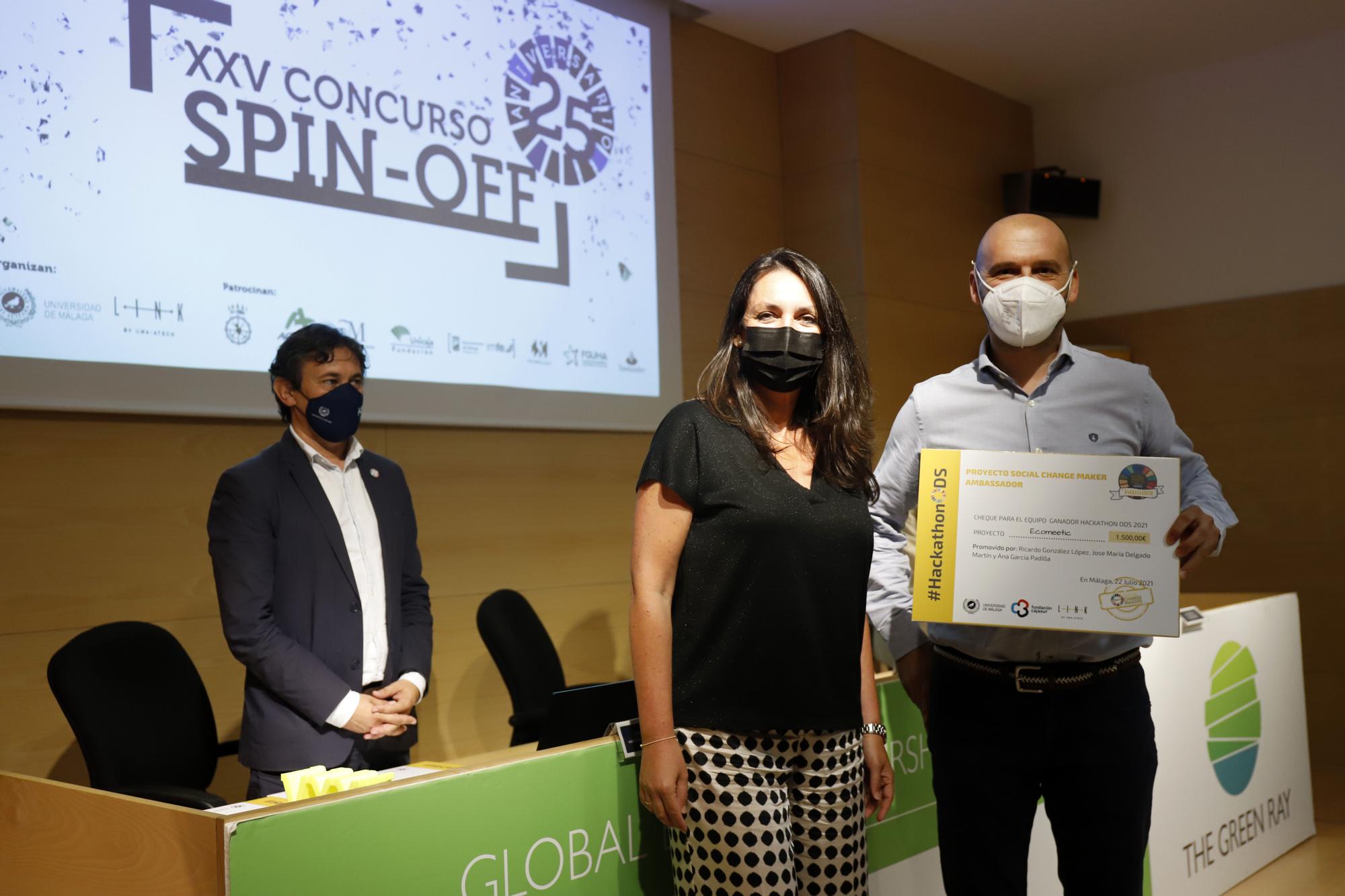 Entrega de los premios Spin-Off de la Universidad de Málaga