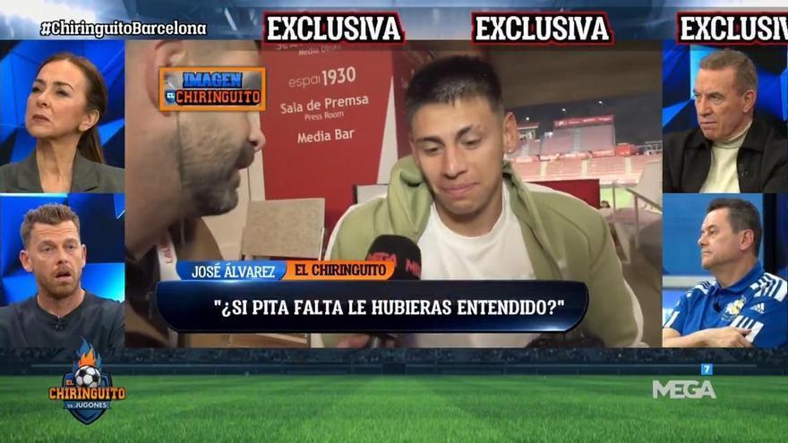 Claudio Echeverri reconoció en unas declaraciones a 'El Chiringuito' que habría entendido que el árbitro hubiese señalado falta