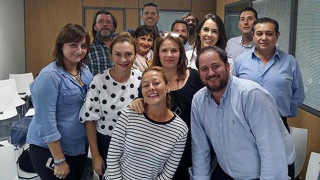 Alfonso Ruiz  y Patxi Giménez en el cierre de #meetworking de INFORMACIÓN