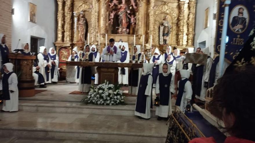 El Nazareno y la Virgen de la Dolorosa en Villalba de la Lampreana. | G. G.