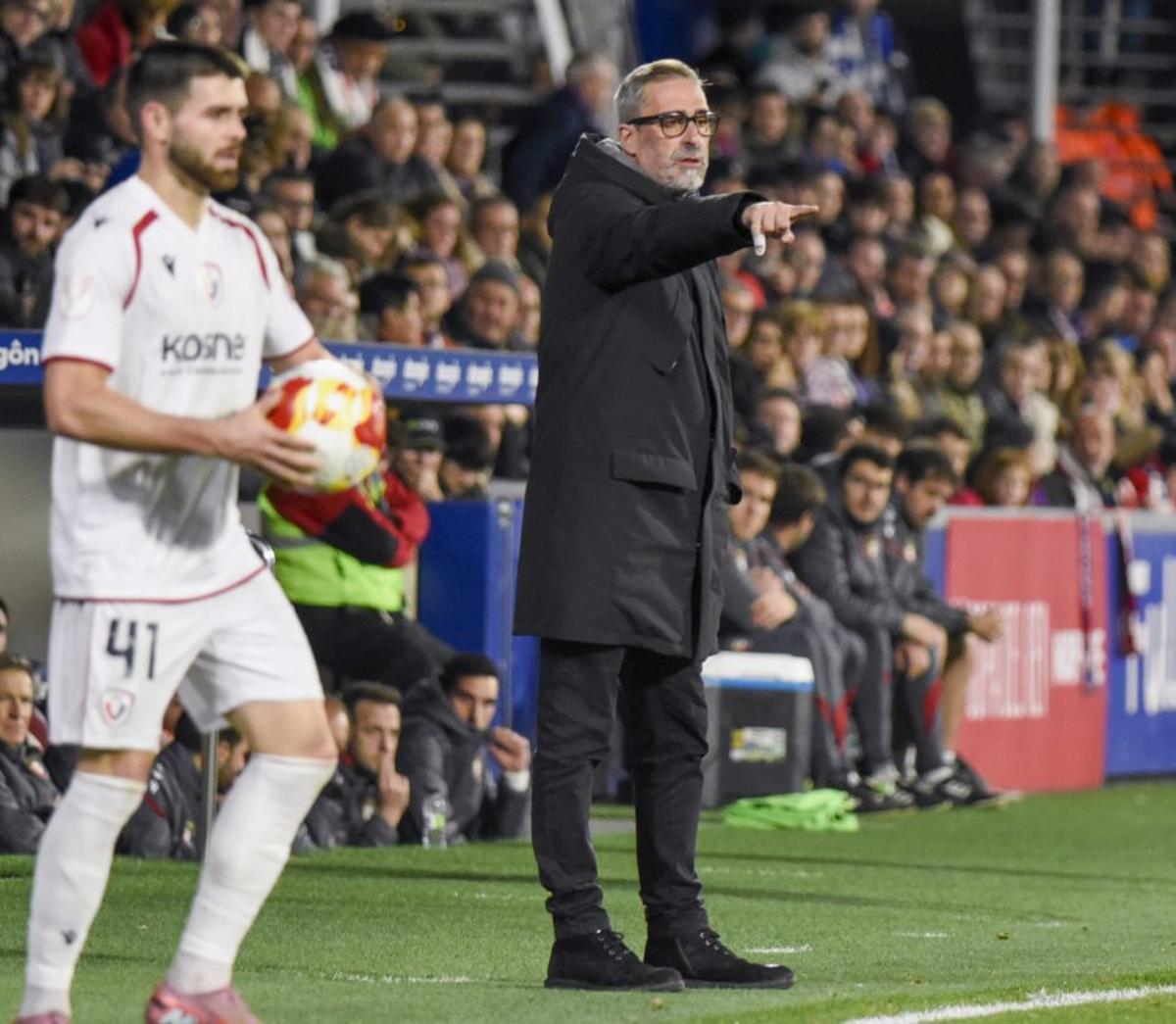 Jon Pérez Bolo, en Copa del Rey frente a Osasuna. | EFE