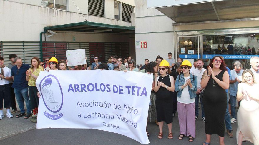 El traslado del paritorio de  Ourense, inminente pese al rechazo persistente: «Es violencia obstétrica»