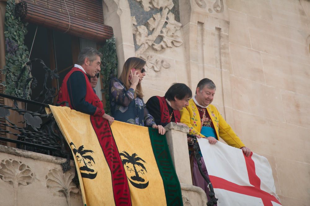 Nerea Belmonte en las fiestas de Moros y Cristianos de Alcoy