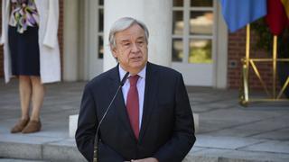 El secretaria general de la ONU, António Guterres, pide "prohibir todas las pruebas nucleares"