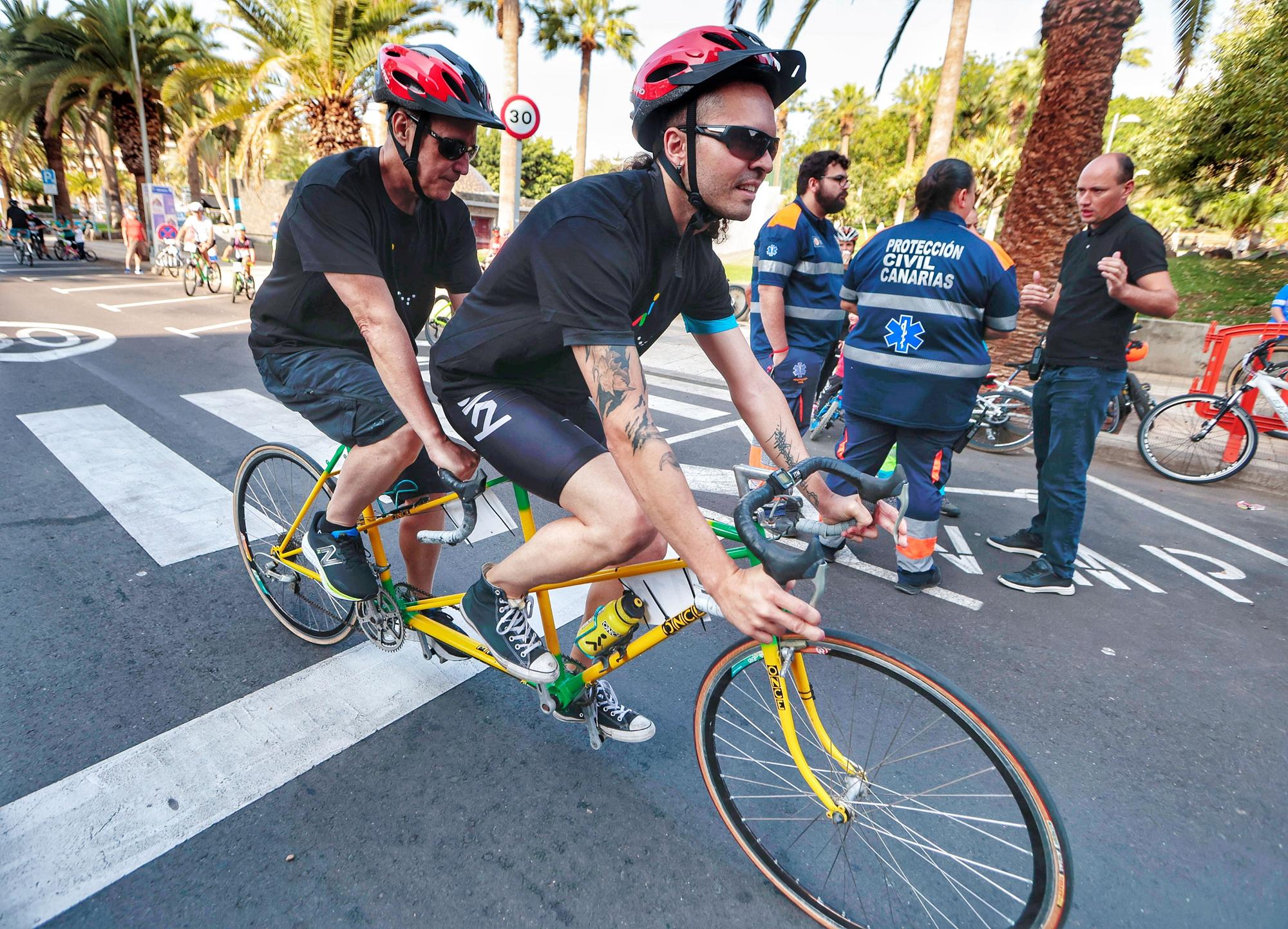 Fiesta de la bicicleta en Santa Cruz de Tenerife