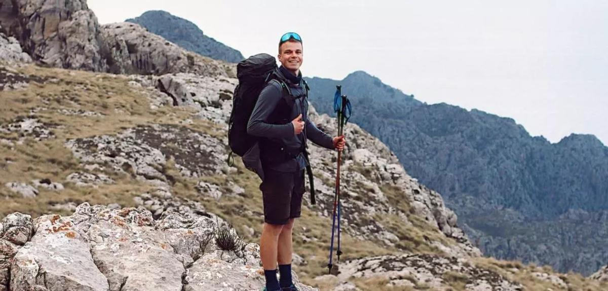 Lucio Jünemann decidió recorrer el GR 221 de forma casi impulsiva