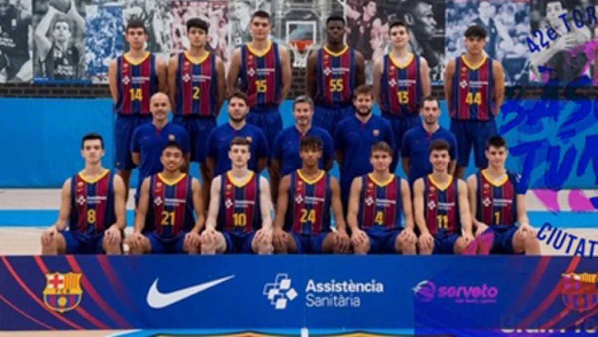 El Barça júnior que ganó el pasado Torneo de L'Hospitalet