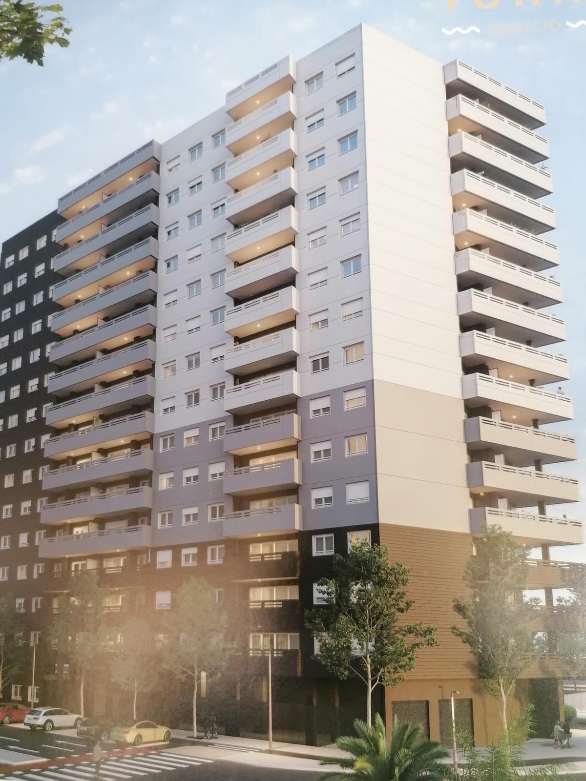 Figuración de la nueva promoción de viviendas "pasivas" y eficientes de alquiler asequible