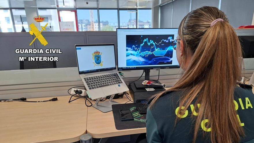 La Guardia Civil logra frenar una estafa de 46.300 euros con criptomonedas a un pontevedrés