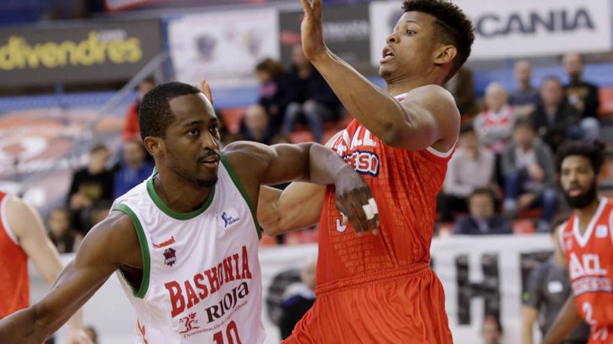 Un moment de l&#039;últim partit de l&#039;ICL al Congost, contra el Baskonia.