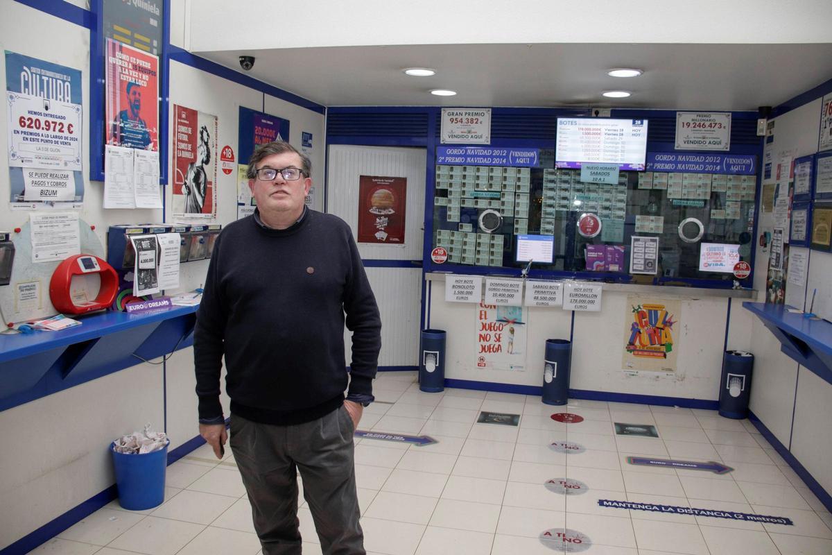 Juan Luis Cardeli, en Gijón.