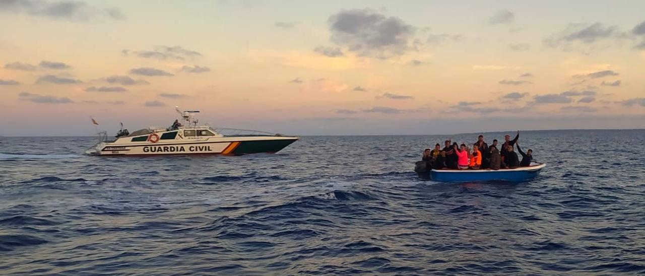 Patera interceptada en Cabrera.