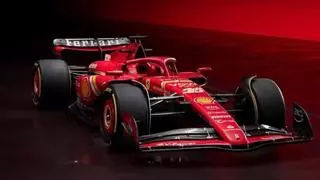 Ferrari presenta el SF-24, el último coche de Carlos Sainz en la 'scuderia' italiana