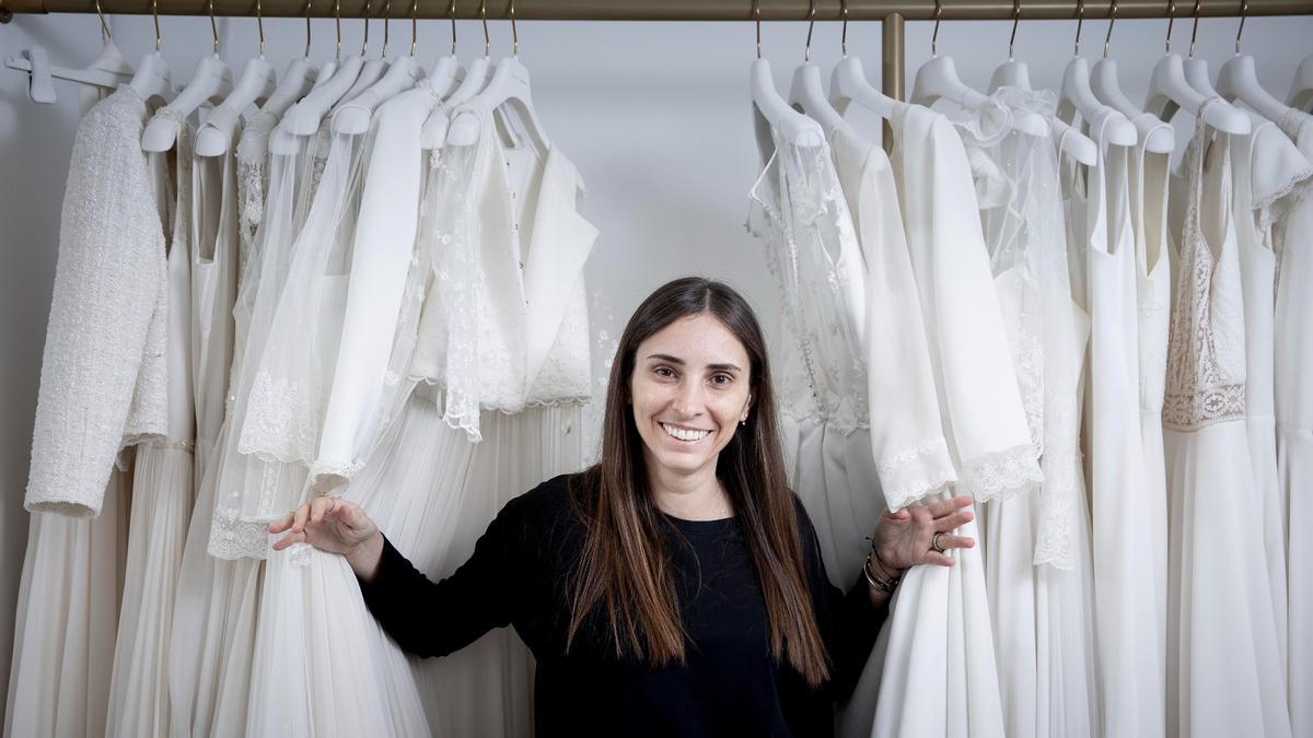 La diseñadora catalana Cristina Tamborero, en su Atelier de la Diagonal