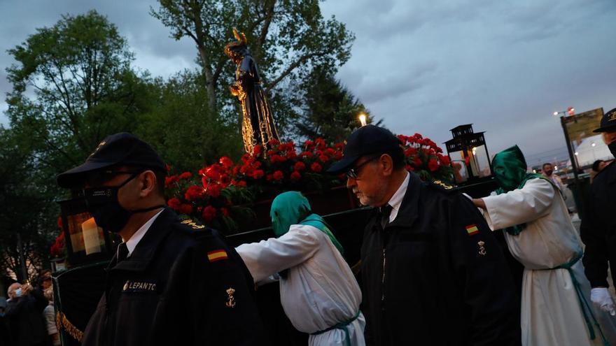 El Cristo de Medinaceli sale hoy en la procesión del Cautivo desde la plaza Carlos Lobo