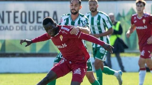 Sekou, en el partido Antequera-Real Murcia. | LOF