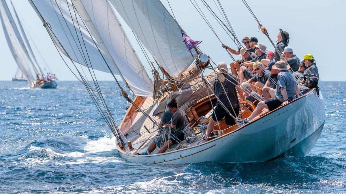 El centenario Hallowe´en (1926) ha vuelto a lograr la victoria en la categoría de Grandes Esloras regata de este viernes.