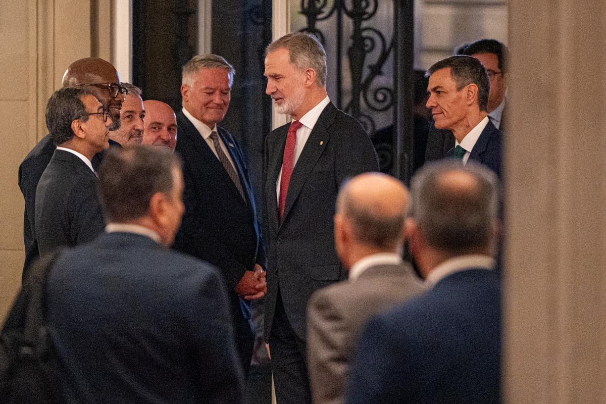 El Rey Felipe VI en la cena inaugural del Moble World Congress 2026 en Barcelona.